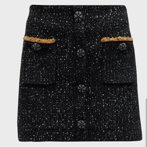 Self-Portrait Knit Mini Skirt